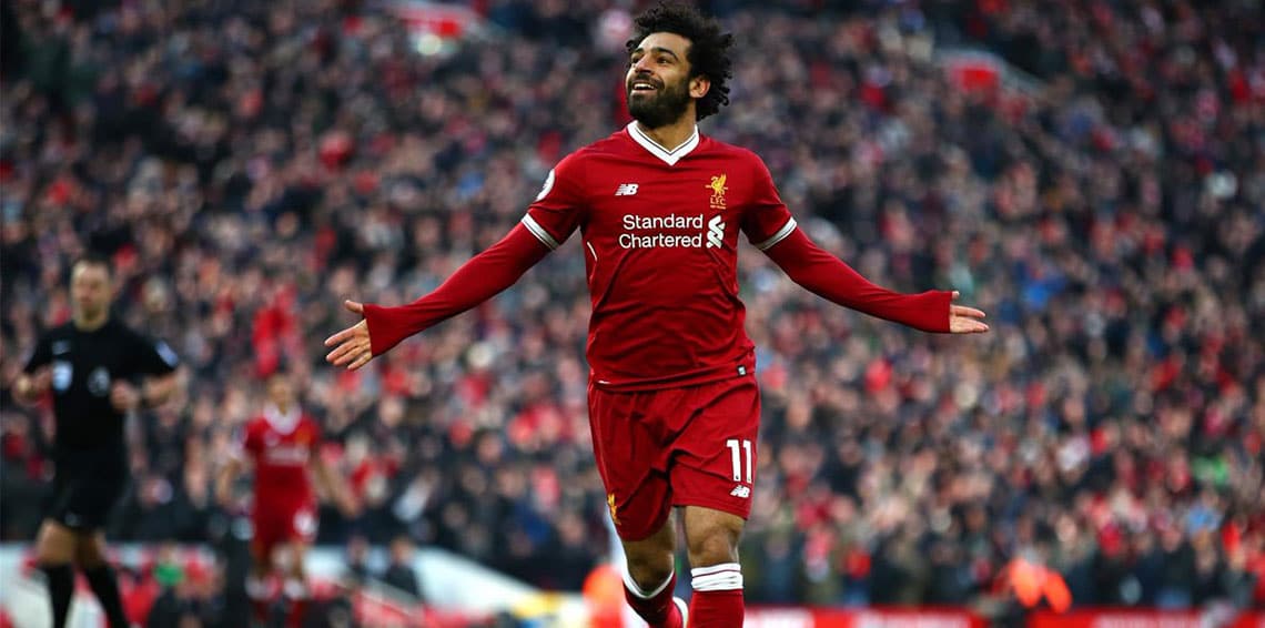 محمد صلاح في صدارة  ترتيب هدافي الدوري الإنجليزي 