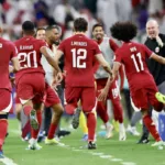 العنابي يتقدم بهدفين على إيران