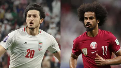 قطر وإيران قمة نصف نهائي كأس آسيا 2023