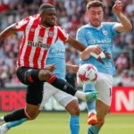 مبارة مان سيتي ضد برينتفورد