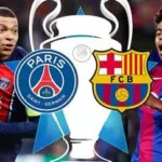 مباراة برشلونة وباريس سان جيرمان 