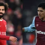 مباراة وست هام ضد ليفربول