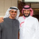 ولي العهد السعودي يلتقي رئيس الإمارات في الخُبر