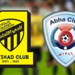 موعد مباراة الاتحاد وأبها والقناة الناقلة