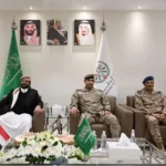 العرادة يناقش مع قائد التحالف تعزيز الجهود العسكرية لمواجهة الحوثي