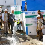 تدشين مشروع مياه للأحياء السكنية في مدينة تعز