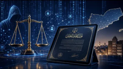 لقاء وزيرة الشؤون القانونية مع خبراء الأمن السيبراني في اليمن